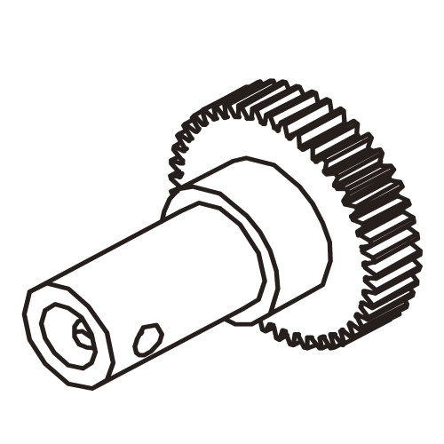 CAM DRIVING GEAR (RIGHT)  Guaranteed to fit Juki sewing machine models: DX-1500QVP, HZL-DX5, HZL-DX7, HZL-F300, HZL-F400, HZL-F600, HZL-G110, HZL-G120, HZL-G210