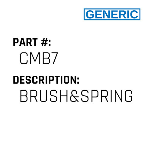 Brush&Spring - Generic #CMB7