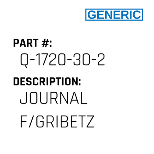 Journal F/Gribetz - Generic #Q-1720-30-2