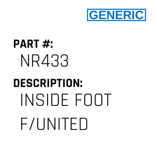 Inside Foot F/United - Generic #NR433