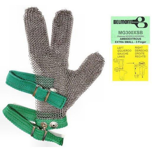 X-Sm Rt 3 Fngr Glove - Generic #MG300XSA