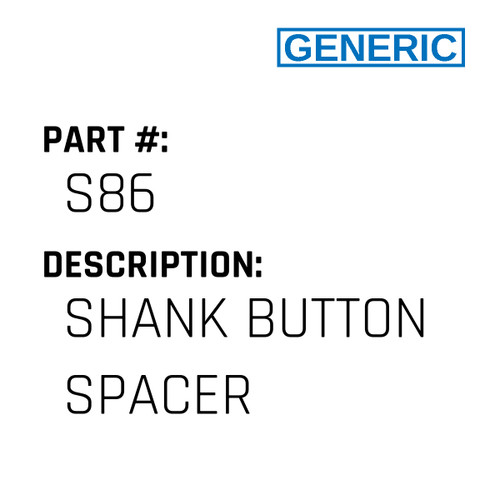 Shank Button Spacer - Generic #S86