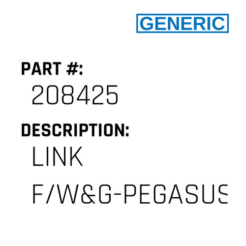 Link F/W&G-Pegasus - Generic #208425