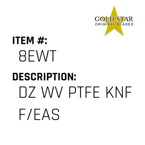 Dz Wv Ptfe Knf F/Eas - Gold Star #8EWT