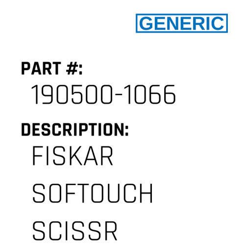 Fiskar Softouch Scissr - Generic #190500-1066
