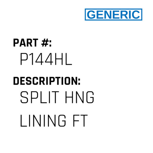 Split Hng Lining Ft - Generic #P144HL