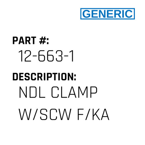 Generic Spare Parts For Kansai Special Sewing Machines - Page 88