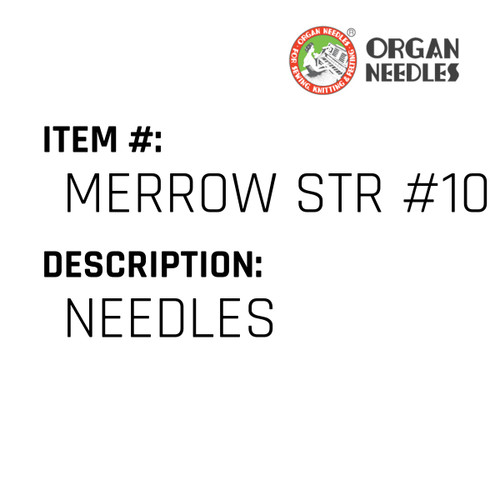 Needles - Organ Needle #MERROW STR #10H