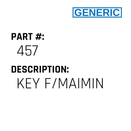 Key F/Maimin - Generic #457