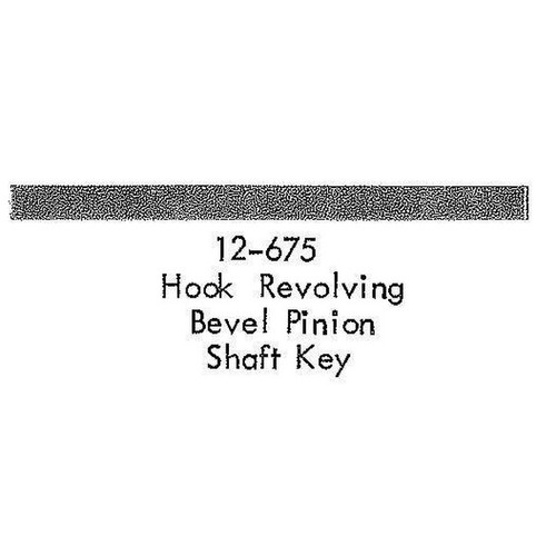 Shaft Key F/Smyth - Generic #12-675