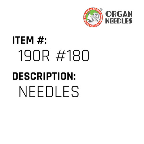 Needles - Organ Needle #190R #180