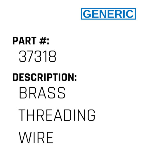 Brass Threading Wire - Generic #37318