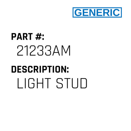 Light Stud - Generic #21233AM
