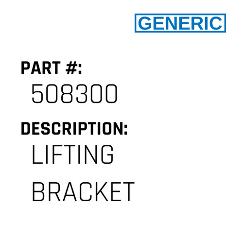 Lifting Bracket - Generic #508300