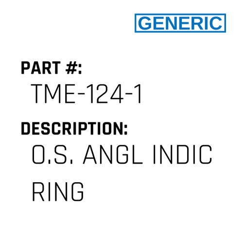 O.S. Angl Indic Ring - Generic #TME-124-1