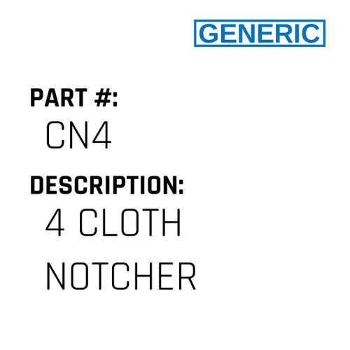 4 Cloth Notcher - Generic #CN4