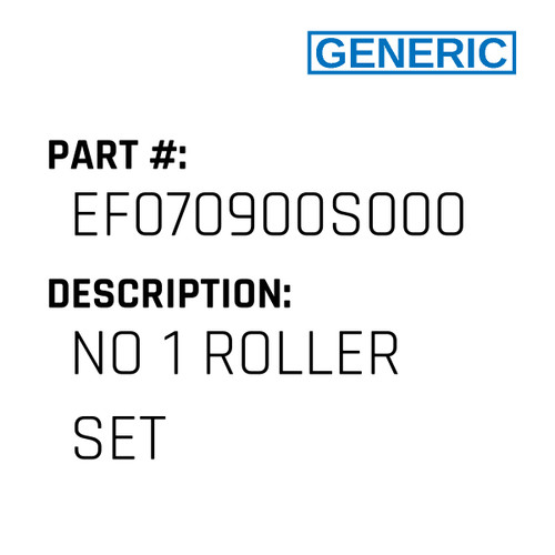 No 1 Roller Set - Generic #EF070900S000