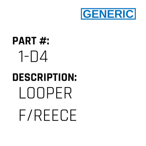 Looper F/Reece - Generic #1-D4