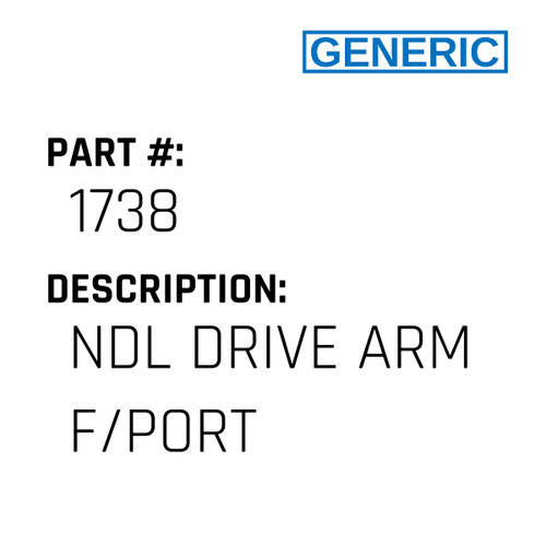 Ndl Drive Arm F/Port - Generic #1738