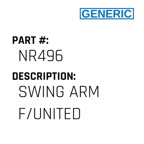 Swing Arm F/United - Generic #NR496