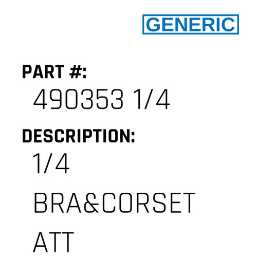 1/4 Bra&Corset Att - Generic #490353 1/4