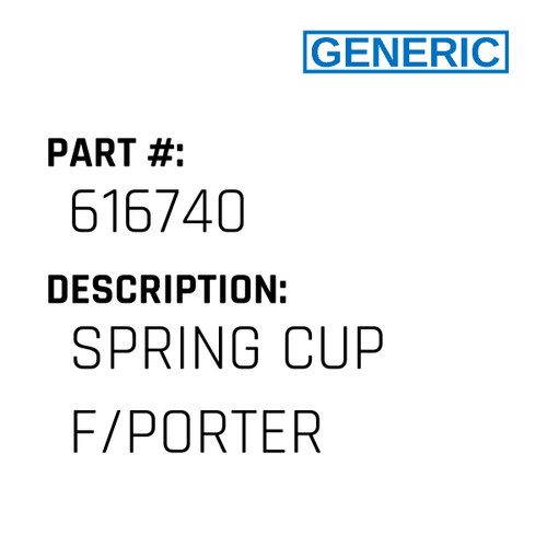 Spring Cup F/Porter - Generic #616740