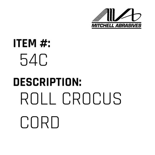 Roll Crocus Cord - Mitchells #54C