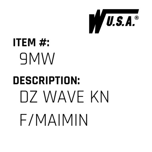 Dz Wave Kn F/Maimin - Wilson #9MW