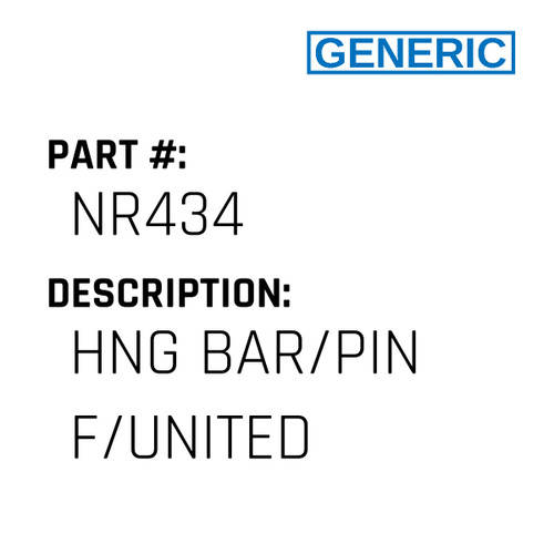 Hng Bar/Pin F/United - Generic #NR434