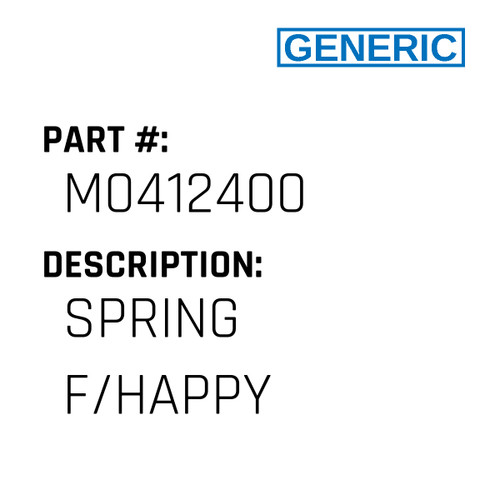 Spring F/Happy - Generic #M0412400
