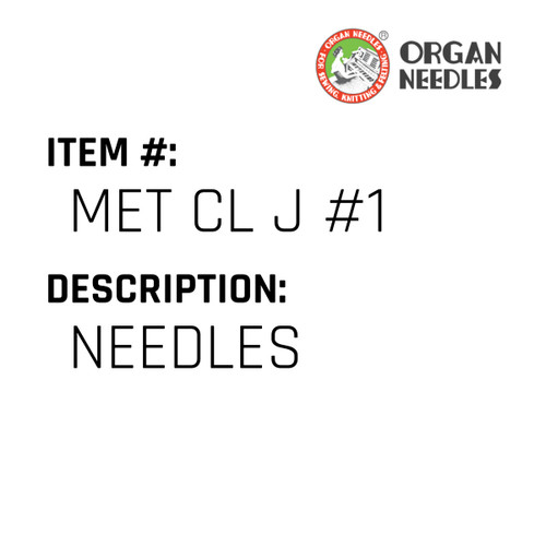 Needles - Organ Needle #MET CL J #1