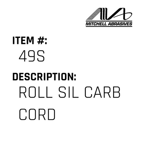 Roll Sil Carb Cord - Mitchells #49S