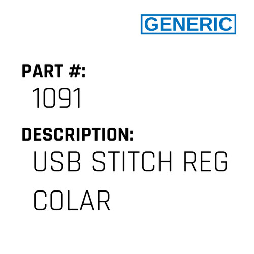 Usb Stitch Reg Colar - Generic #1091