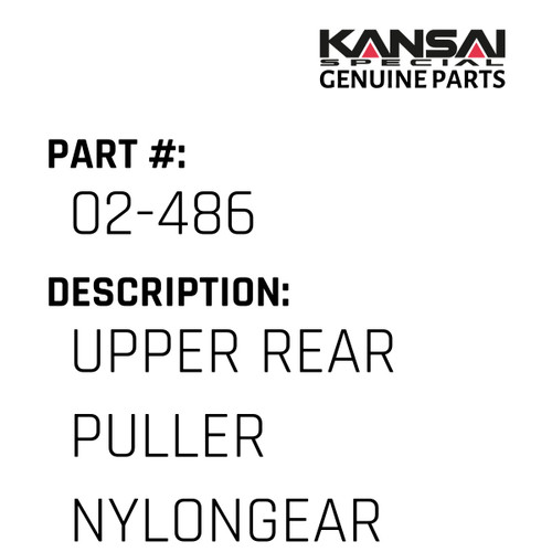 Kansai Special (Japan) Part #02-486 UPPER REAR PULLER (NYLONGEAR 28)