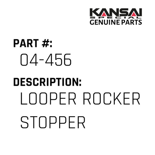 Kansai Special (Japan) Part #04-456 LOOPER ROCKER STOPPER