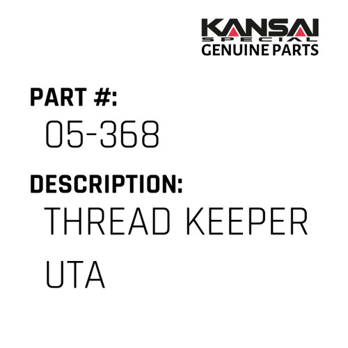 Kansai Special (Japan) Part #05-368 THREAD KEEPER UTA