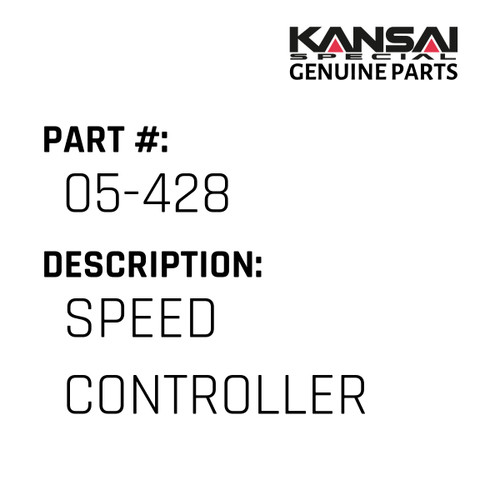 Kansai Special (Japan) Part #05-428 SPEED CONTROLLER
