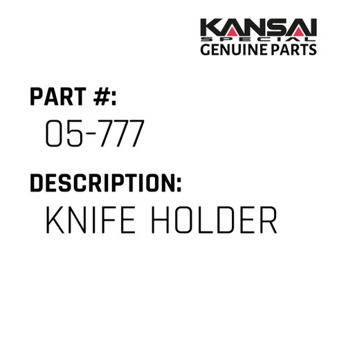 Kansai Special (Japan) Part #05-777 KNIFE HOLDER