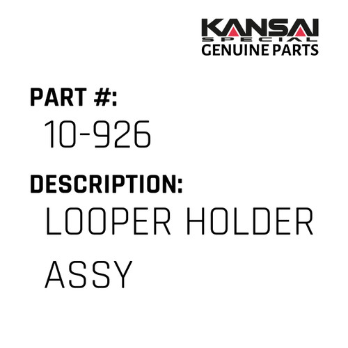 Kansai Special (Japan) Part #10-926 LOOPER HOLDER ASS'Y