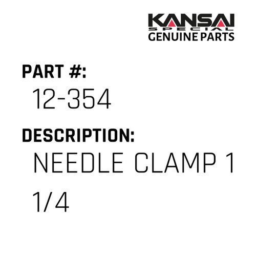 Kansai Special (Japan) Part #12-354 NEEDLE CLAMP  1 1/4,4NEEDLE