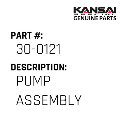 Oil Pump Assembly - Kansai Special #30-0131 - Jacksew Parts Store