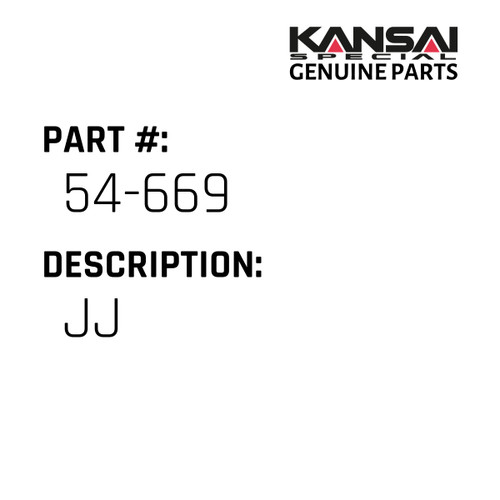 Kansai Special (Japan) Part #54-669 JJ