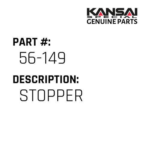 Kansai Special (Japan) Part #56-149 STOPPER