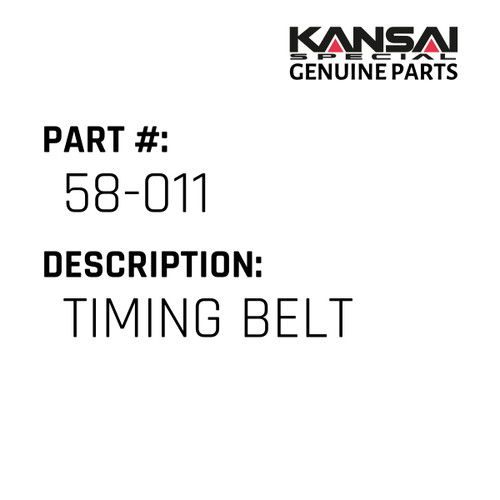 Kansai Special (Japan) Part #58-011 TIMING BELT