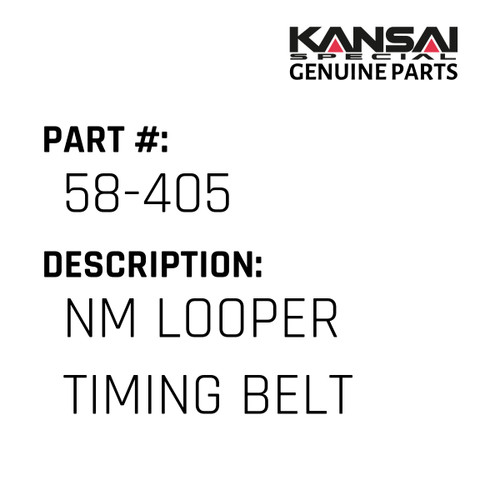 Kansai Special (Japan) Part #58-405 NM LOOPER TIMING BELT