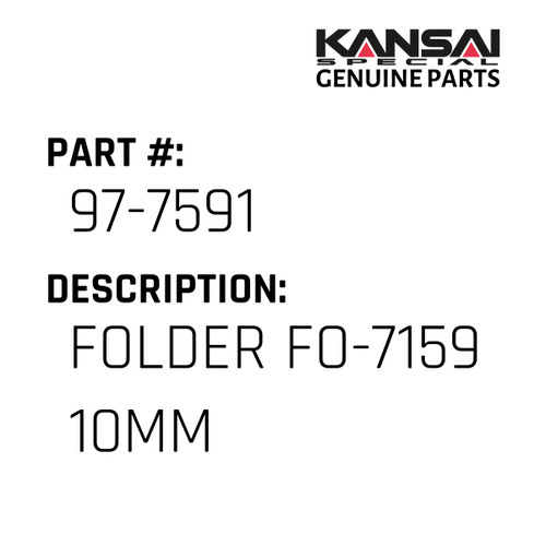 Kansai Special (Japan) Part #97-7591 FOLDER FO-7159 10MM