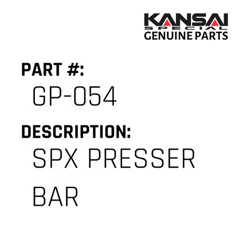 Kansai Special (Japan) Part #GP-054 SPX PRESSER BAR