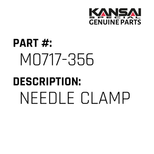 Kansai Special (Japan) Part #M0717-356 NEEDLE CLAMP
