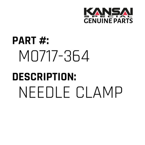 Kansai Special (Japan) Part #M0717-364 NEEDLE CLAMP