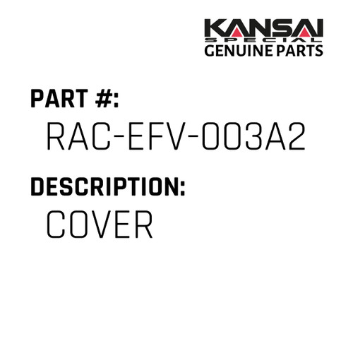 Kansai Special (Japan) Part #RAC-EFV-003A2 COVER